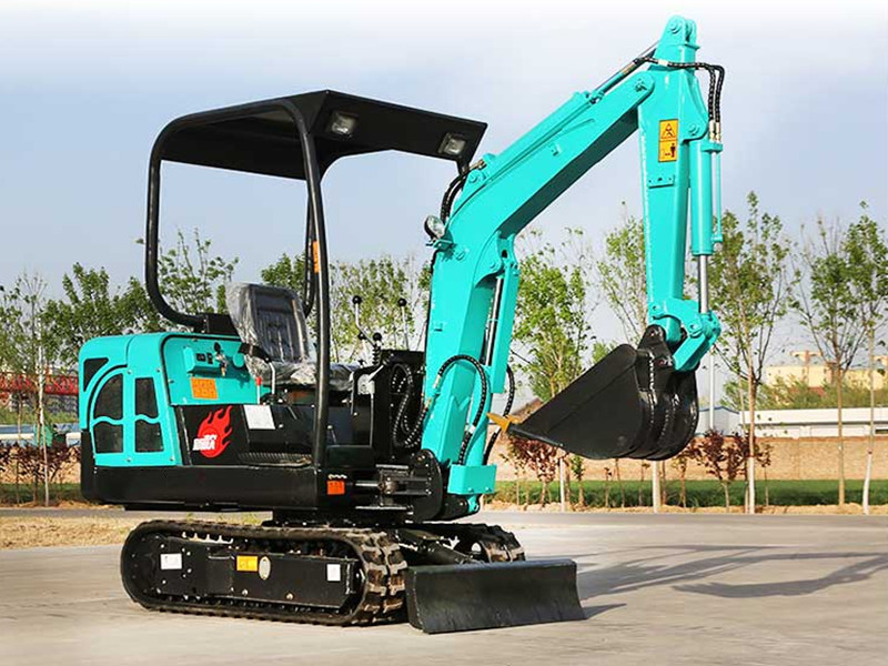ET20 small digger for drainage trench pool excavation mini excavator 1.7tons