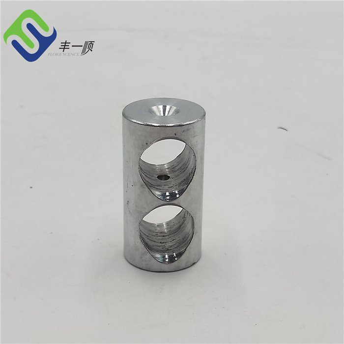 Crossed Wire Playground Rope Connector Parallel 16mm Aluminium