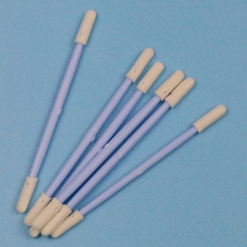TX742 Lint Free Detailing Sponge Swab Compressed Small Foam Tip Cleanroom Swab for Factory Cleaning