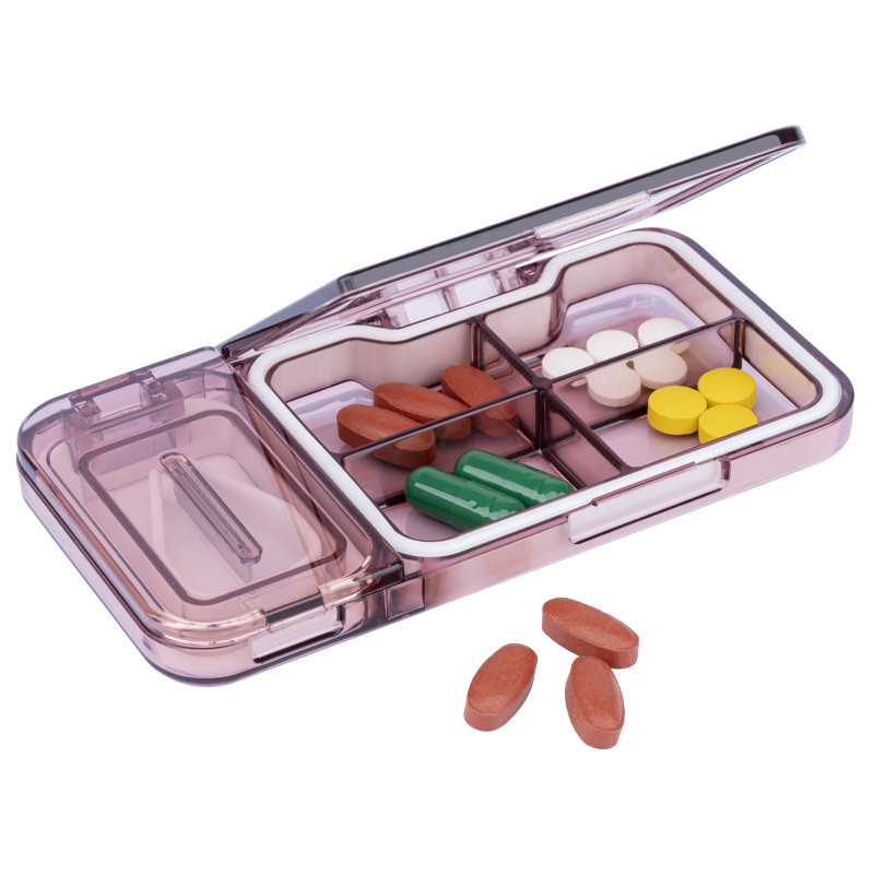 Mini Pill Cutter And Crusher Storage Box Medical Pill Splitter Home Care