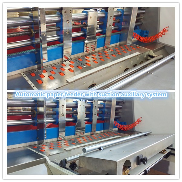 Electric Small Carton Box Making Machine , 4-6 Colors Paper Box Printing Machine
