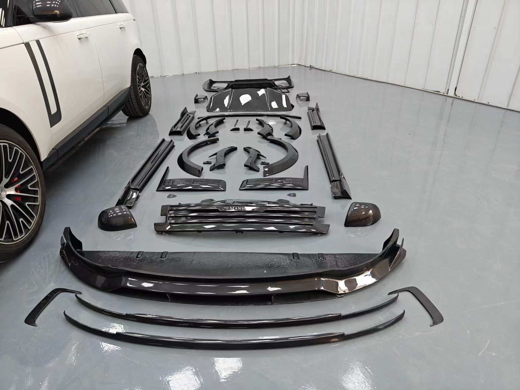 Rangerover Land Rover Body Kit MSY Style Front Lip Diffuser Wide Body Kit