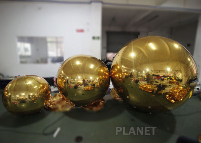 Large Inflatable Mirror Ball For Ceremonies / Festival Decoration