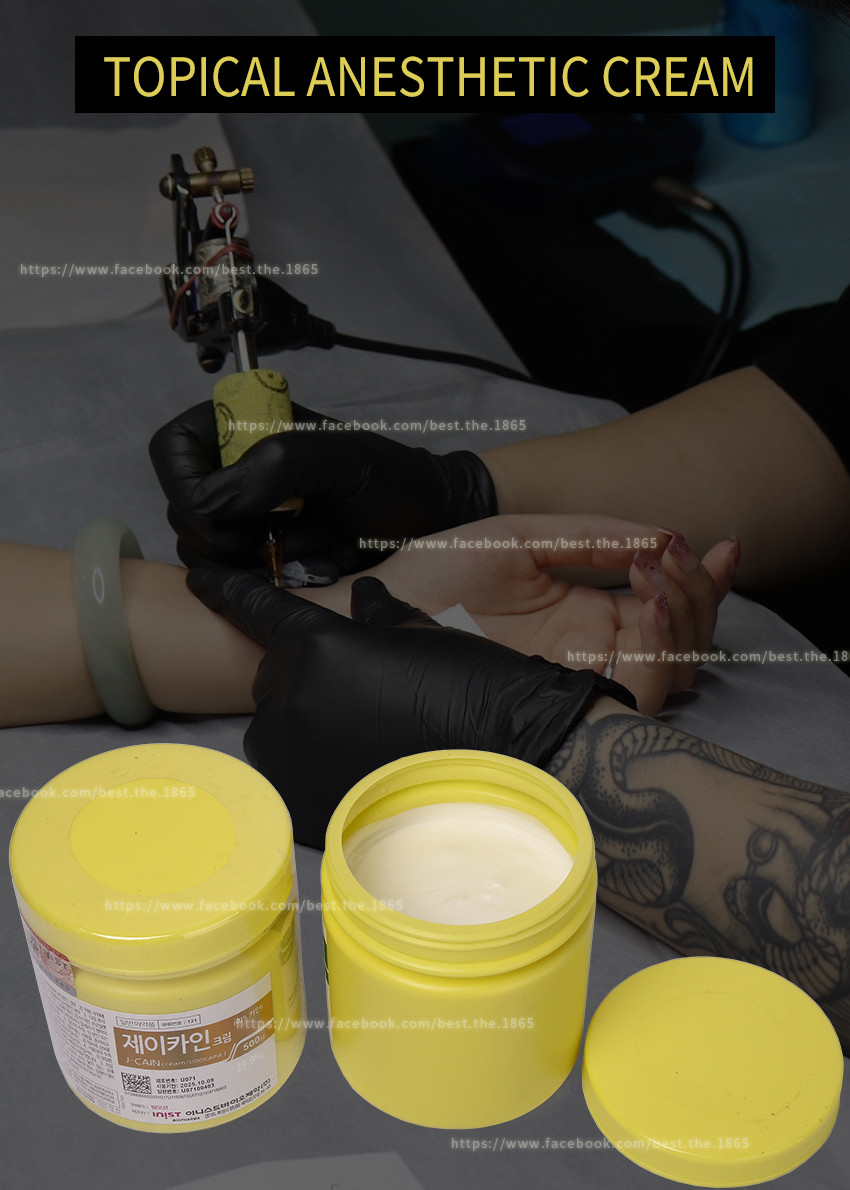 15.6% 29.9% J CAIN Numb Anesthetic Cream 500 Gram Tattoo Lidocaine Cream Stable Color For Tattoo