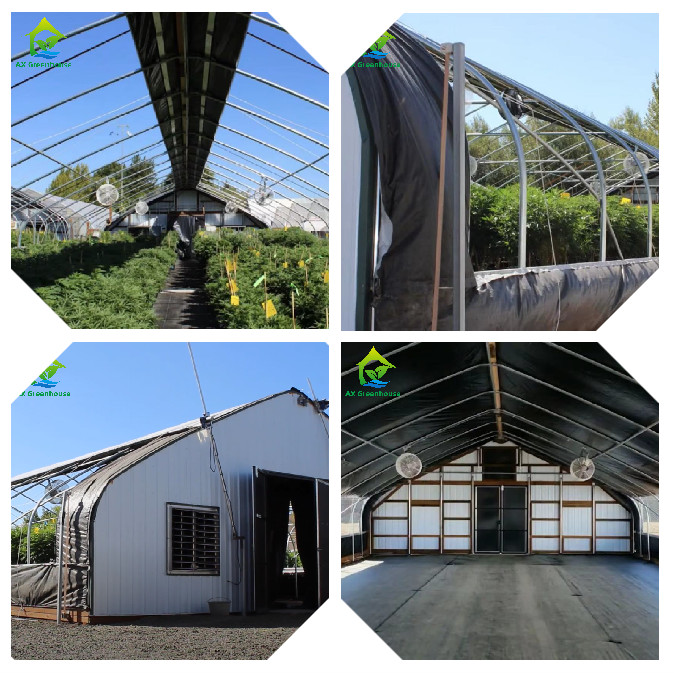 Light Dep External Blackout Greenhouse White Black Film Rolling Hot Galvanized