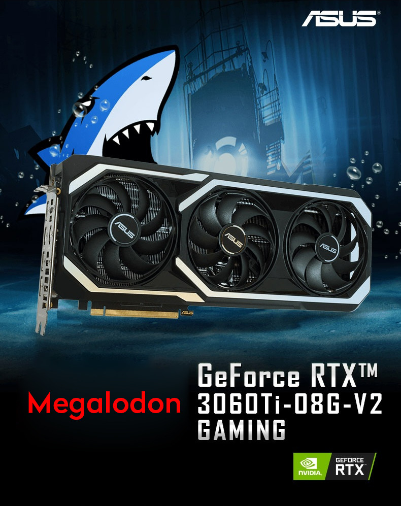 PCI Express 4.0 Computer Gaming Graphics Card RTX3060TI O8G LHR Version RTX3060Ti-O8G-GAMING