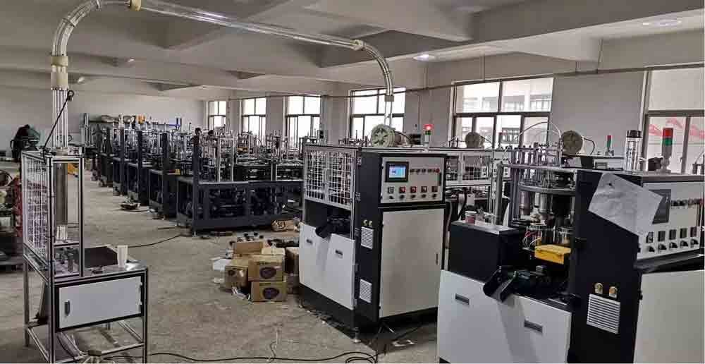 50HZ 4KW 65-85 pcs/min High Speed Fully Automatic Disposable Paper Cup forming Machine