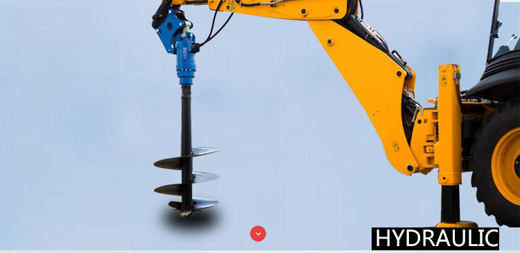 guardrail excavator mounted hammer hydraulic piling machine driver
