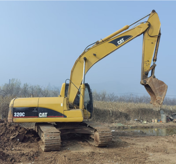 Active Trade for Cat 320C Excavator in 3400 Working Hours 21115KG Operating Weight
