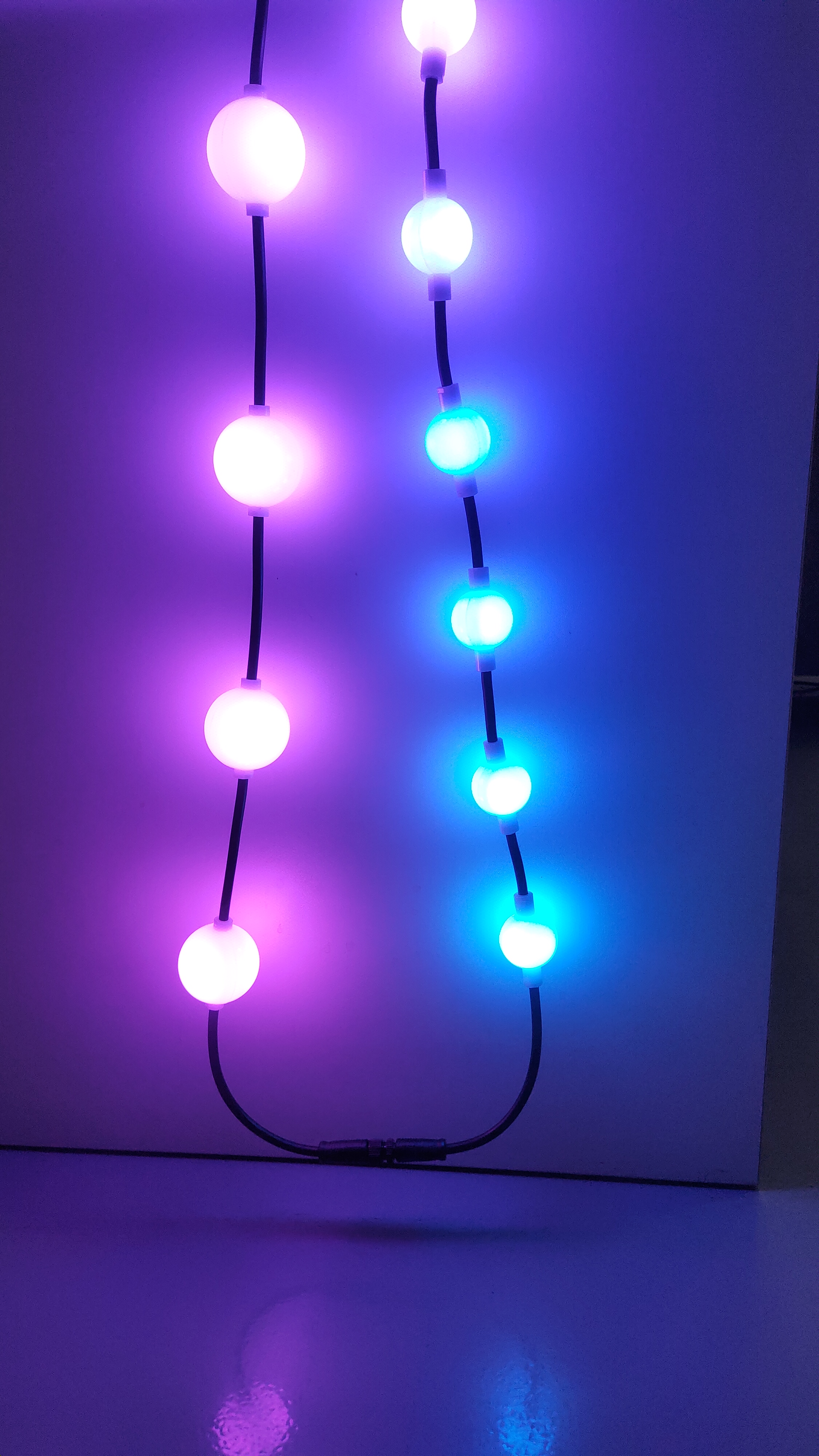 Tri Color Led Pixel Ball Light For Outdoor Christmas Party Decoration