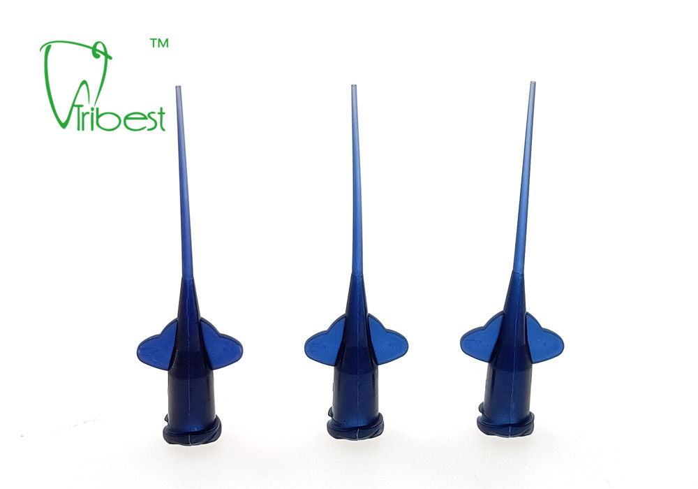 Long Curved Capillary Tip For Endodontic Treatment Aspirating Dental Syringe