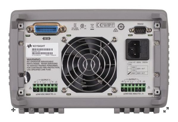 Keysight Agilent E3649A AC DC Variable Power Supply 60V 0.8A 35V 1.4A 100W