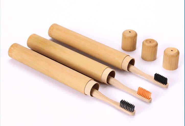 Eco Friendly Bamboo Handle Toothbrush BPA Free Biodegradable
