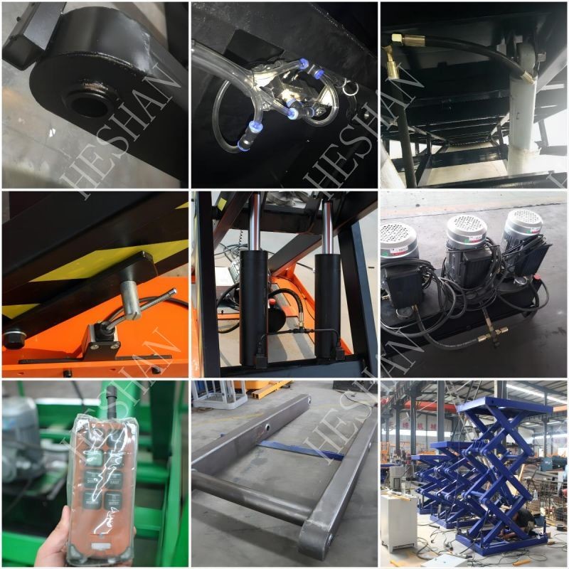 2T 4T 5T Heavy Duty Scissor Lift Table Custom Height Hydraulic Platform Lift Table