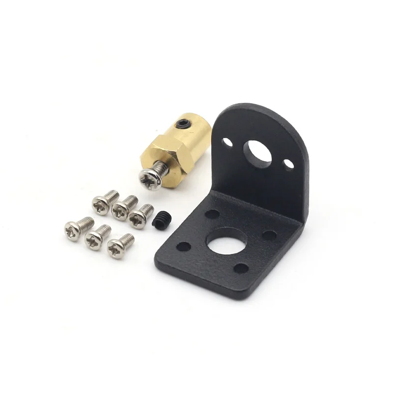 DC Reduction Motor JGA25-370TC Intelligent Car Wheel Fixing Bracket Coupling Motor Sleeve