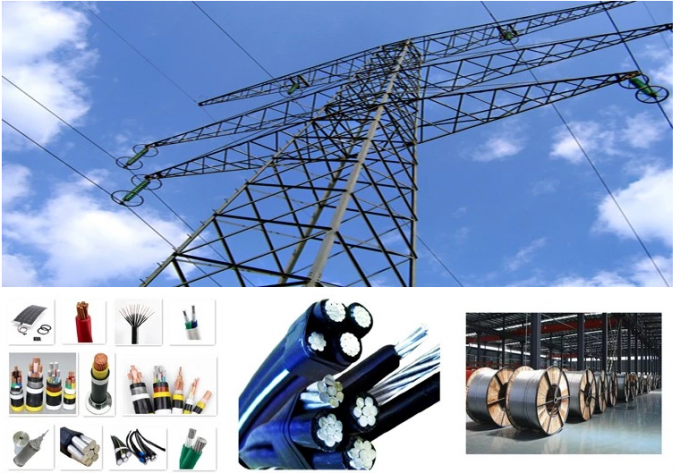 Overhead Transmission Silver AACSR Conductor High Strength To Weight Ratio 2