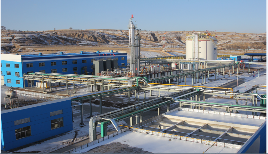 Liquefied Natural Gas Plant LNG Liquefaction Plant 5000m3 Cryogenic Storage Tanks