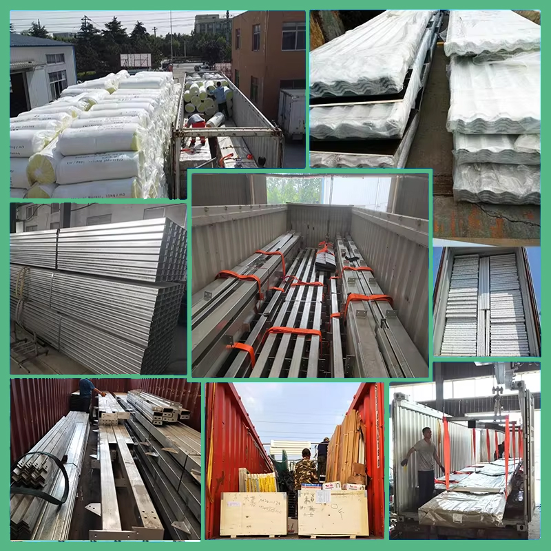Safety Steel Structure Chicken House Lightweight Steel Frame Building