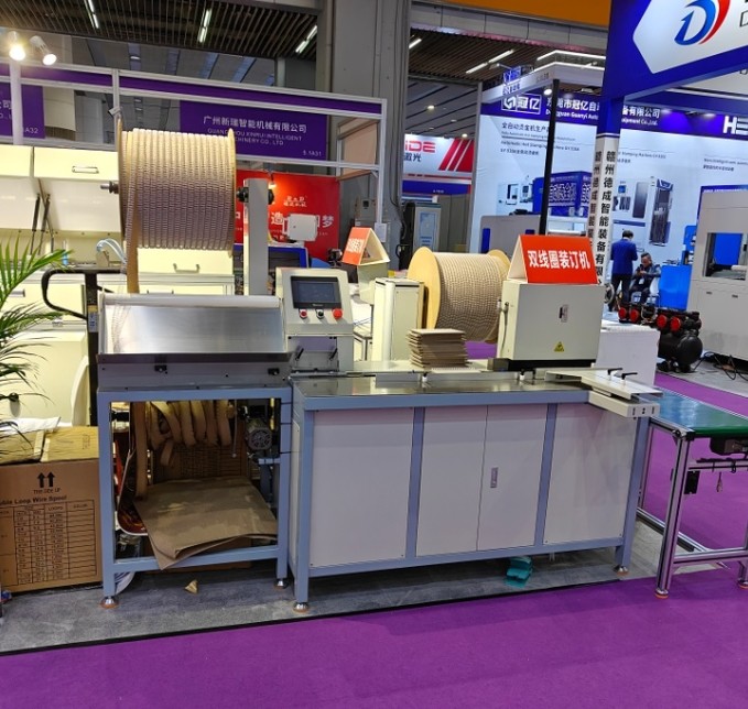 WNB-420 Factory Price Spiral Notebook Binding Machine/ Automatic Double Loop Wire Binding Machine for Magazine Calendar with Low Price No Need Size