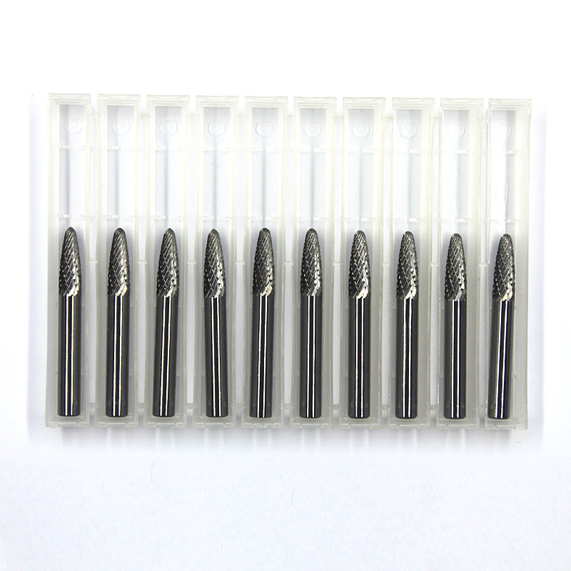 Silver Tungsten Carbide High Purity Solid Carbide Burrs Rotary File Drill Bits