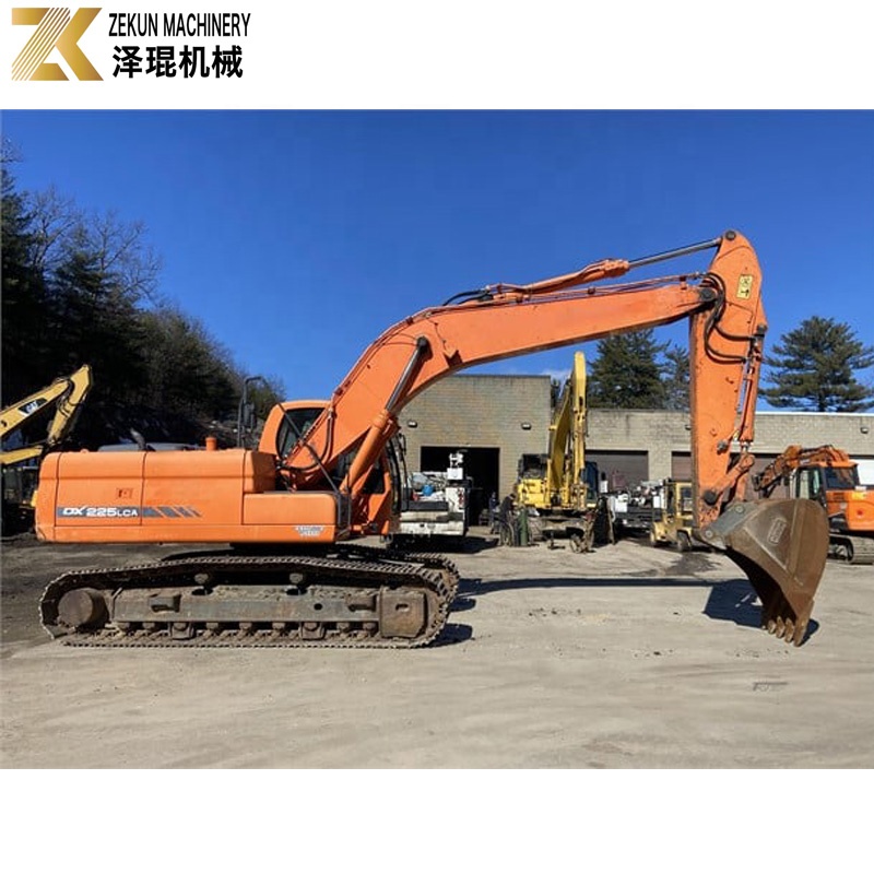 DX225 Used Doosan Excavator DX225LCA 2020-2022 Earth Excavation Equipment