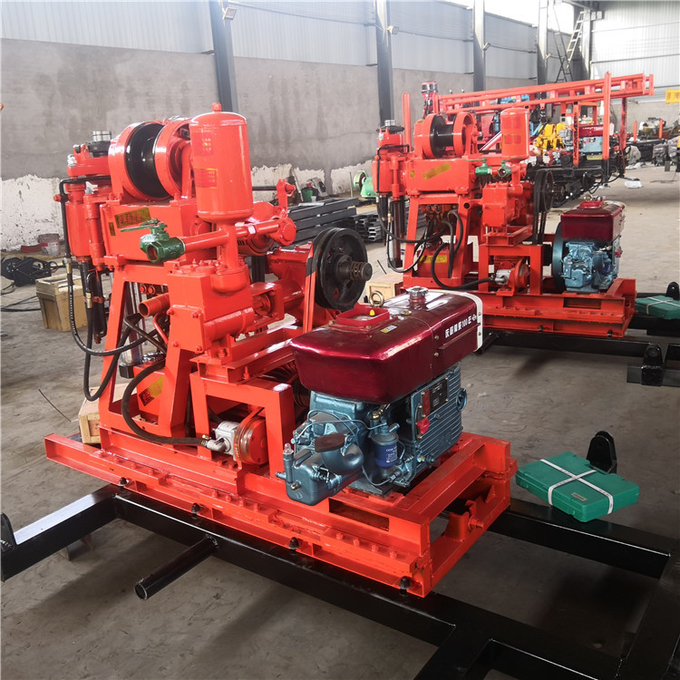 GK 200 Borehole Crawler Mounted Geological Drilling Rig for Rock Well Drilling