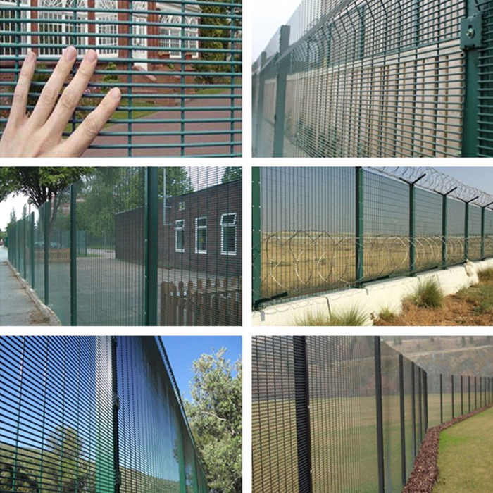 High Security System South Africa 358 Anti Climb Clearvu Mesh Fence