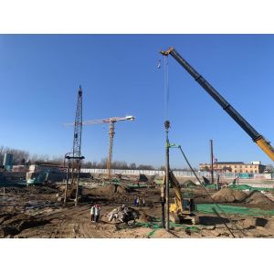 BVEM 2600 r/min rotation speed hydraulic vibroflot pile driver