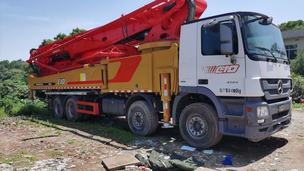 2021 Used Concrete Pump Truck 62m Concrete Mixing Plant Heavy Equipment Concrete Boom Pump