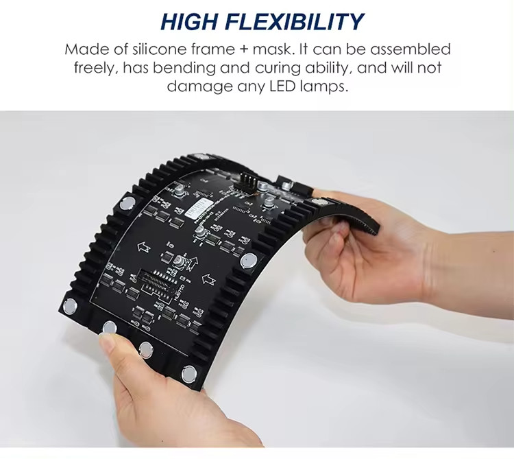 Custom Indoor Flexible LED Display P2 P3 P4 P5 LED Video Wall Panel ODM