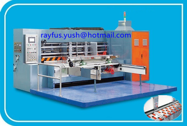 1 ~ 5 Colors Printing Die Cutting Machine For Cardboard / Flexo Printer Slotter Machine