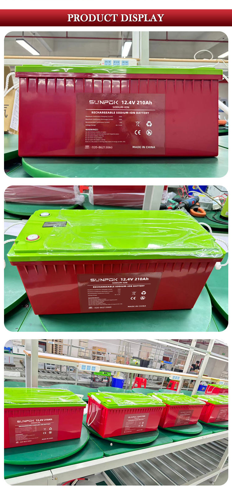 Boat Energy Revolution 12V 210Ah Non-Toxic Sodium Battery Saltwater Safe