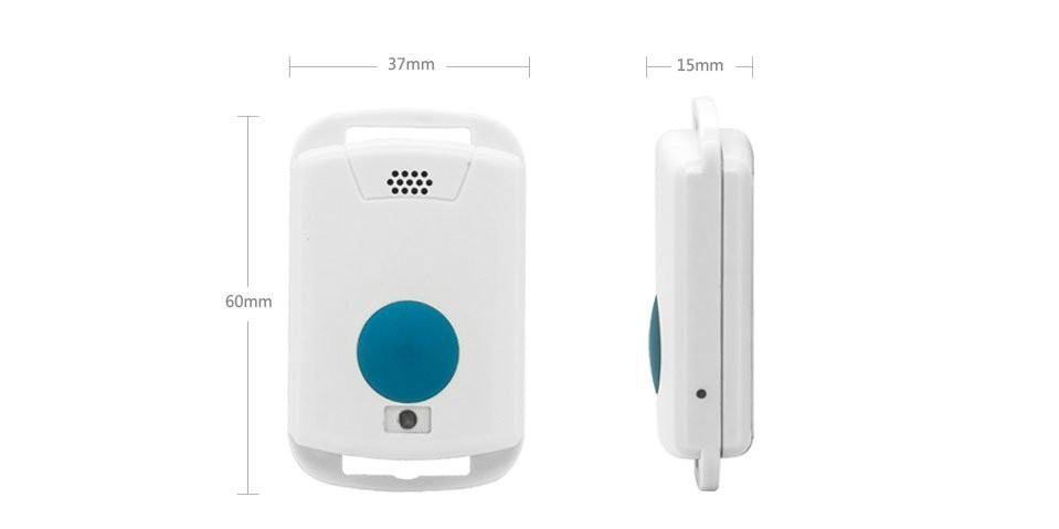 Elderly Wireless Portable GSM Medical Alert System Auto Dial Health Alert Alarm
