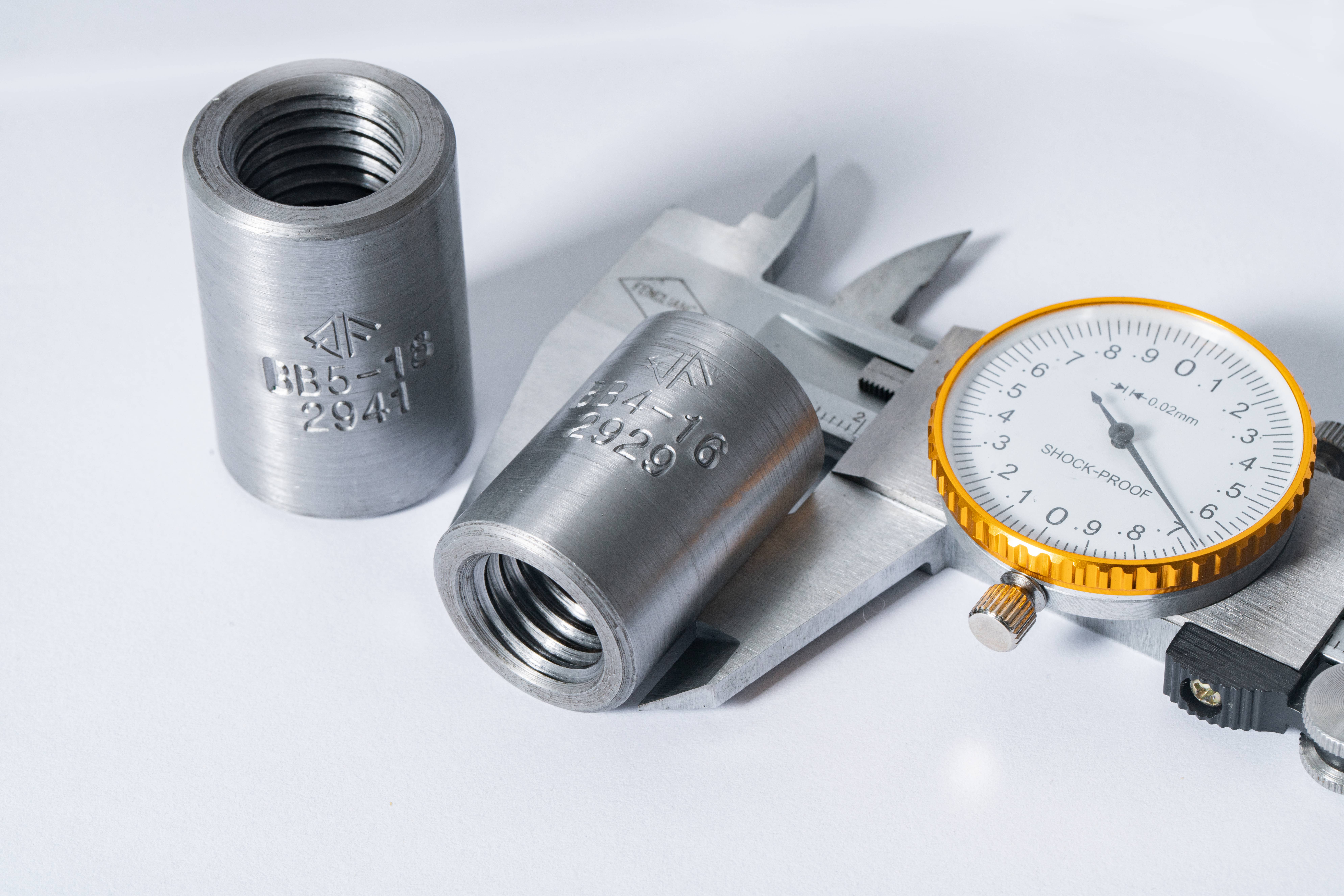 Modern Carbon Structural Steel Parallel M12 Threaded Rebar Coupler