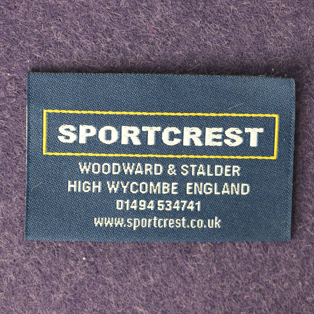 Terylene Fabric Woven Neck Labels Polyester Woven Sewing Labels Tags