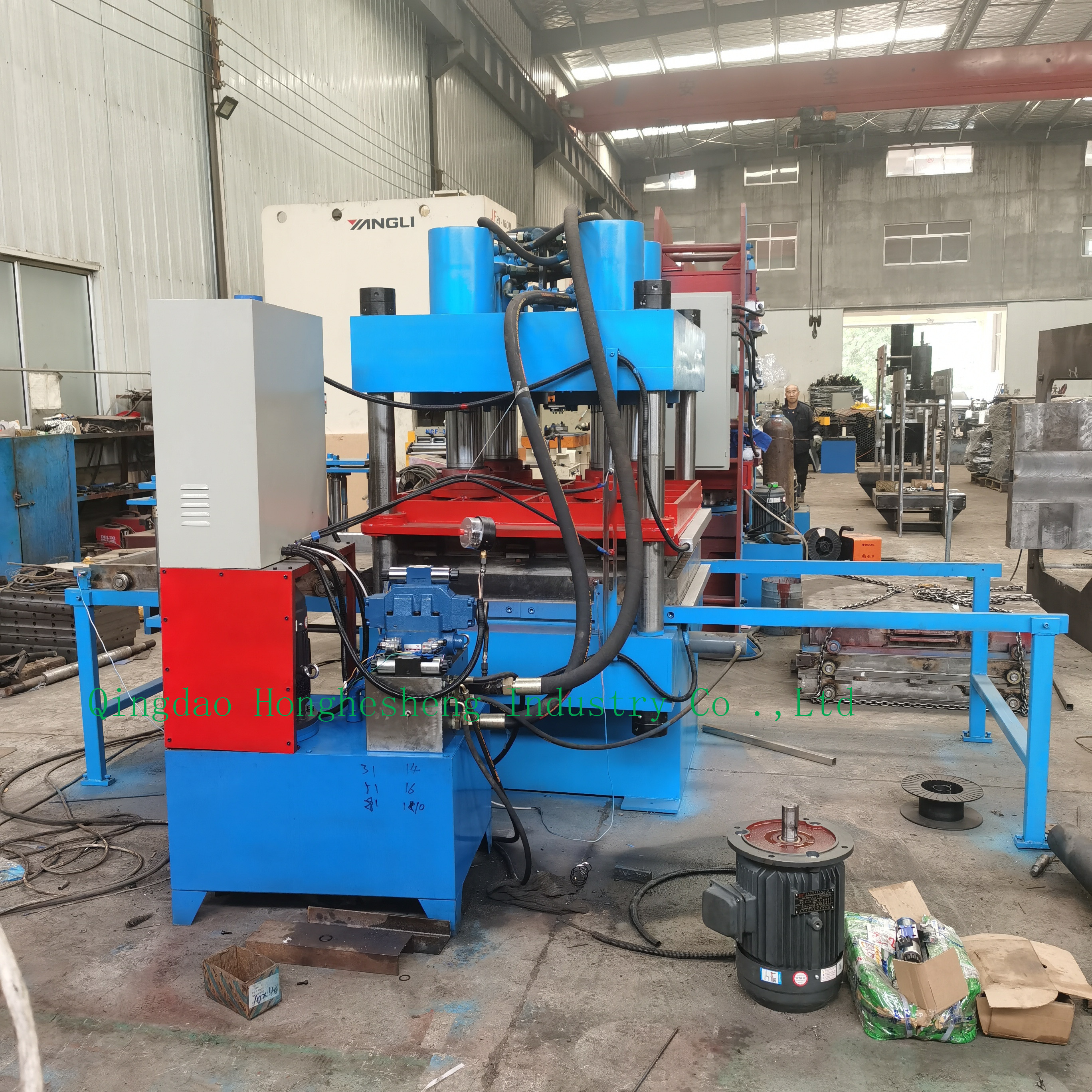 Playground Rubber Mat Vulcanizing Machine Outdoor