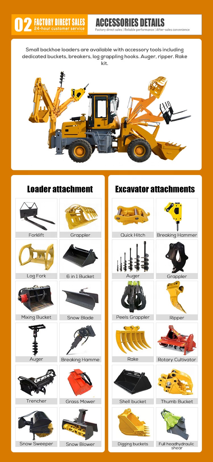 Smallest Electric Wheel Backhoe Loaders with 150 mm Wheel Base Mini Front End Loader