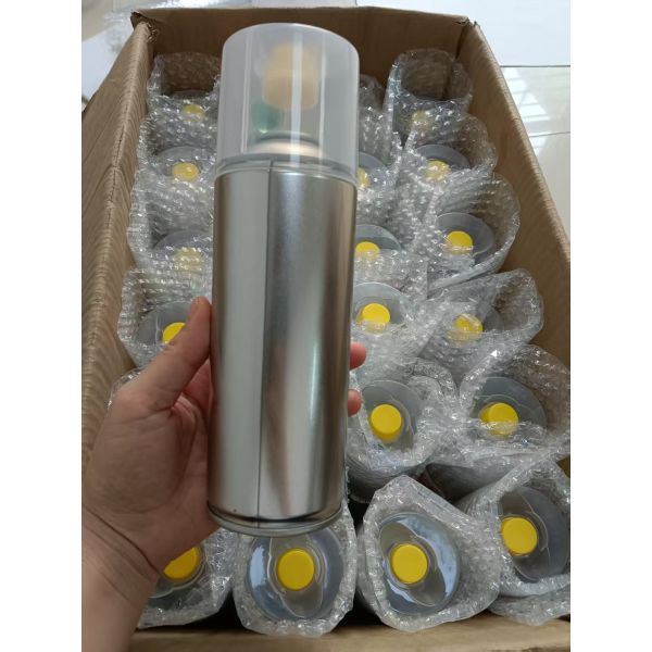 2K Component Aerosol Cans Tinplate Aluminum Metal Offset Printing For Chemical Packaging