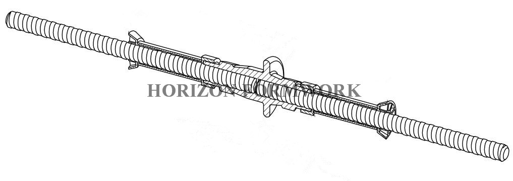Water Stopper Formwork Tie Rod System Use In Retaining Wall Structure