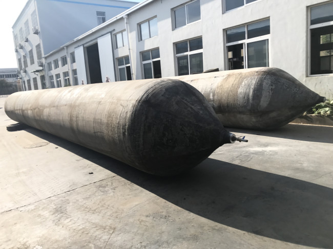 Black Inflatable Rubber Airbag Shipyard Vessel Boat Launching Airbag