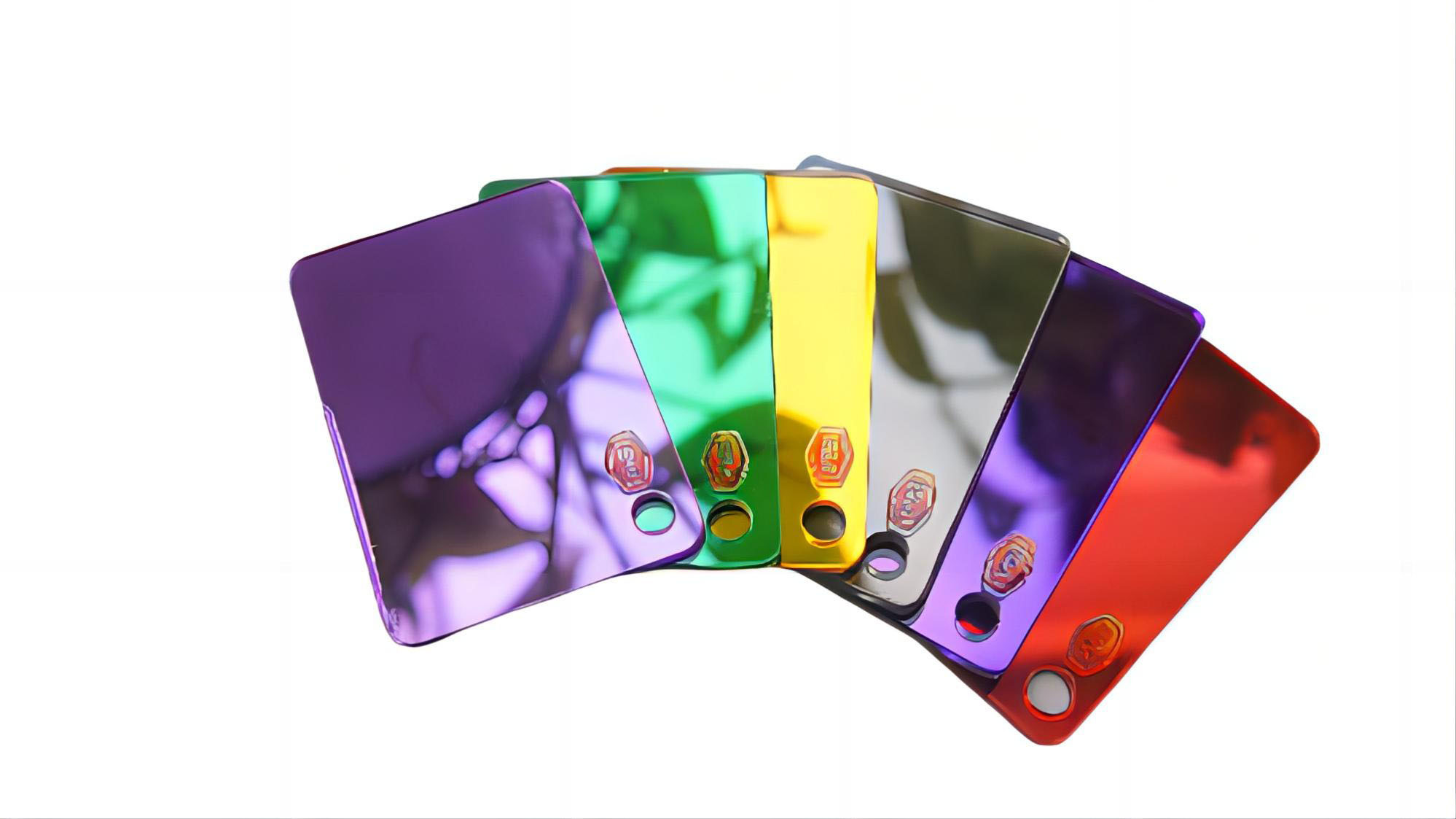 Customized Size Gold Colored PMMA 1MM 2MM 3MM Mirror Acrylic Sheet