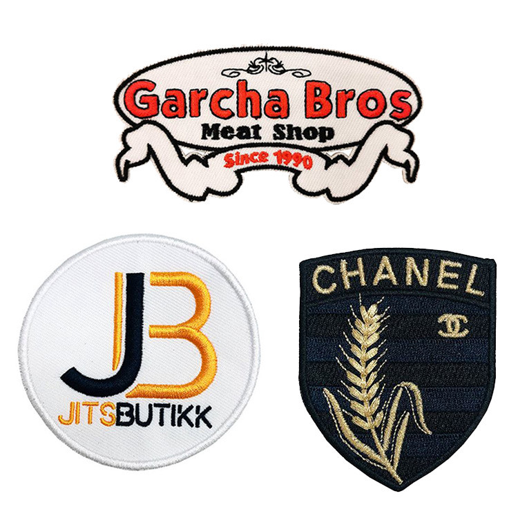 ODM OEM Heat Press Velcro Logo Embroidery Patch Washable Canvas