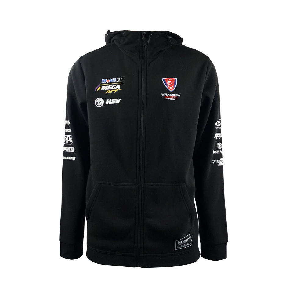 Custom Design Blank Black Streetwear Oversized Zip Men Stripe Racing Team Men Gym Hoodie