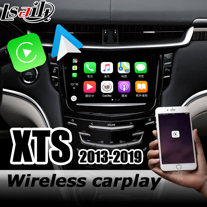 Cadillac XTS CUE system wireless carplay Android auto youtube play video interface by Lsailt Navihome