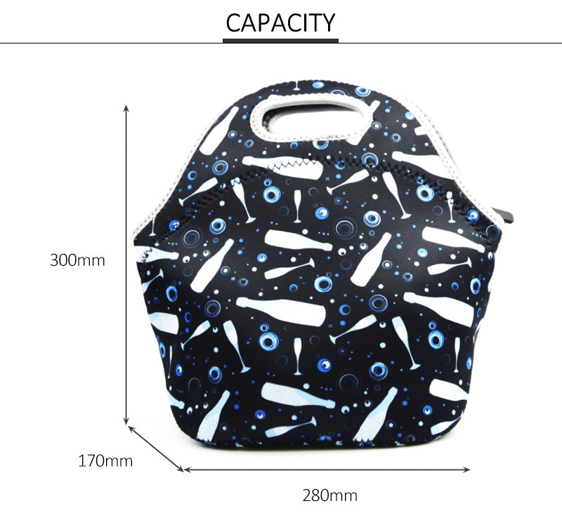 Water Repellent Wetsuit Material Bento Lunch Bag