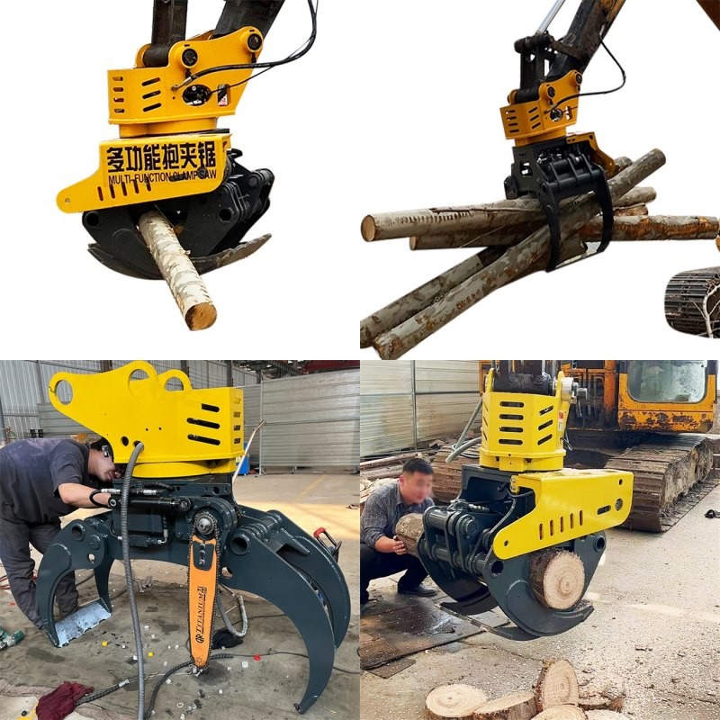18 Excavator Accessories Sawing Plate Max 490mm Front Knife Opening Wood Cutter