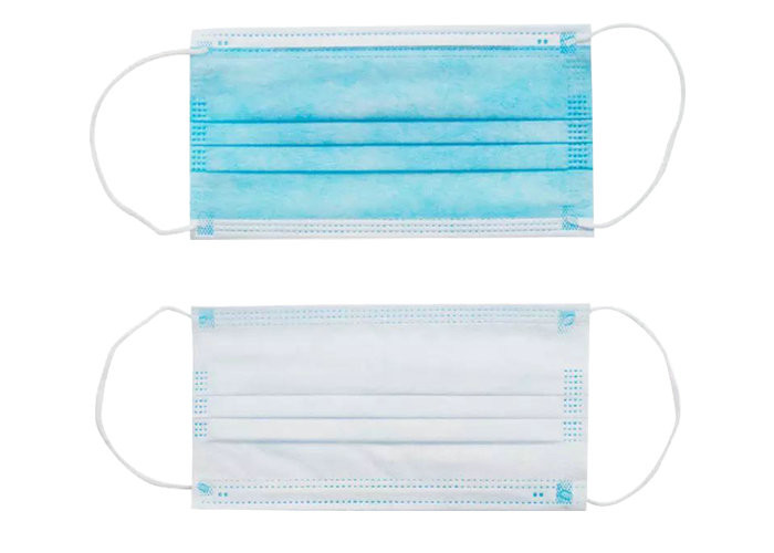 Outdoor 3 Layers Disposable Breathing Mask Anti - Bacteria Mask For Public Place