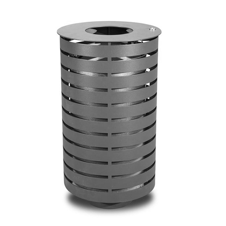 Garden Street Furnitures D450mm H850mm Metal Waste Container