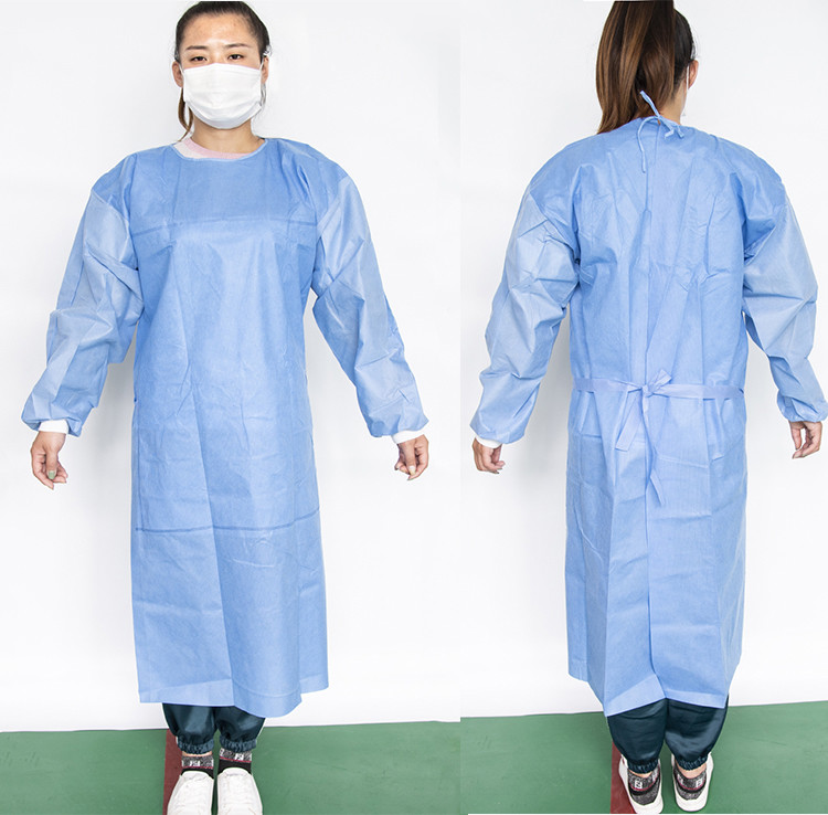 Rehabilitation Therapy Disposable Protective Gown SMS Medical Operation Gown