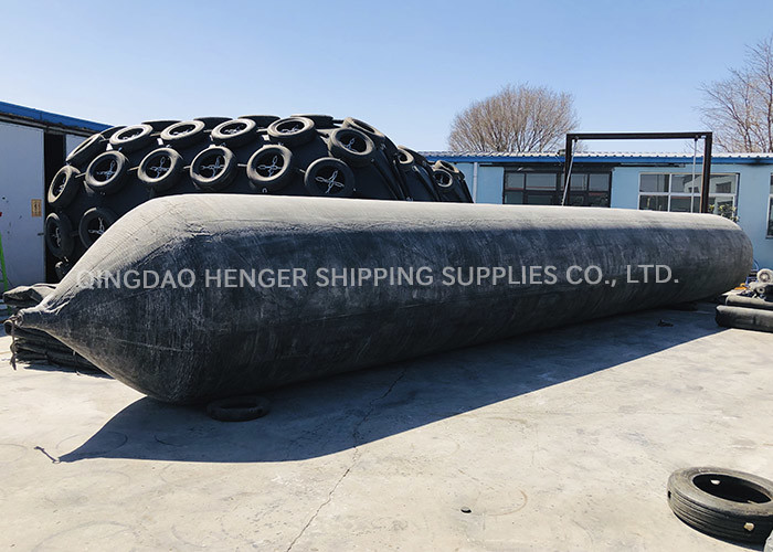ISO14409 Heavy Lifting Ship Launching Airbags 7layers 1.5*15m
